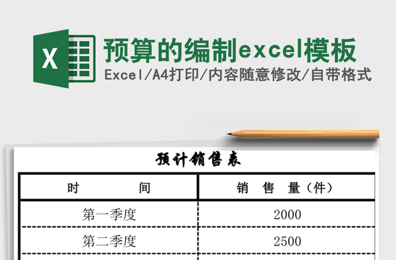 2025预算的编制excel模板