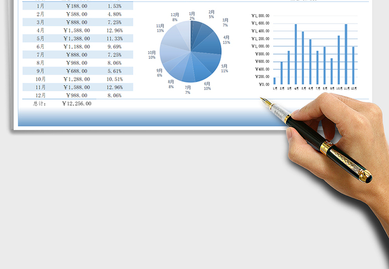 2025年年度销售统计表