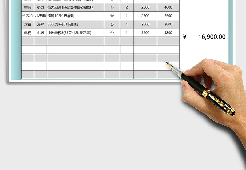2025年酒店包租托管家具配置费用表