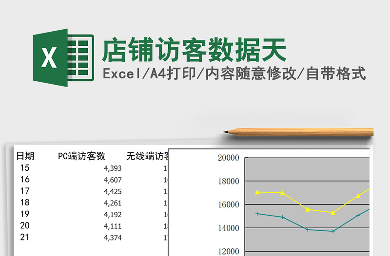 店铺访客数据天
