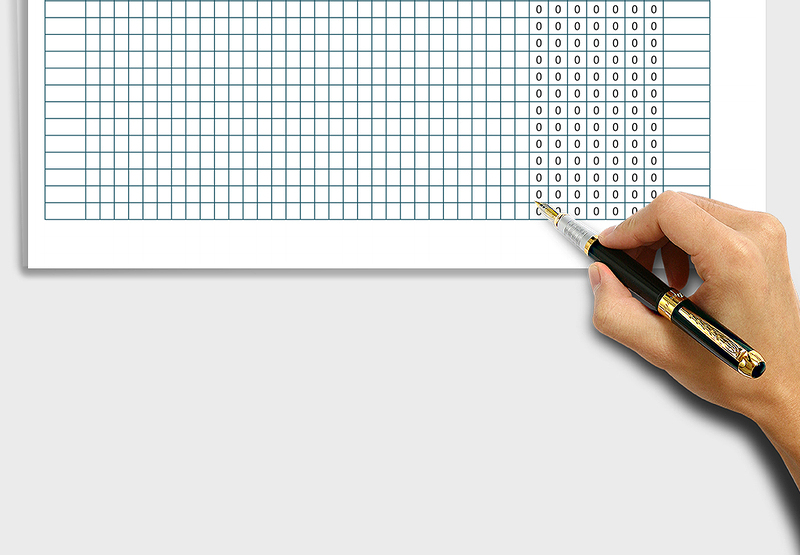 2025年考勤自动统计表