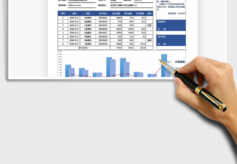 2025年财务对账单