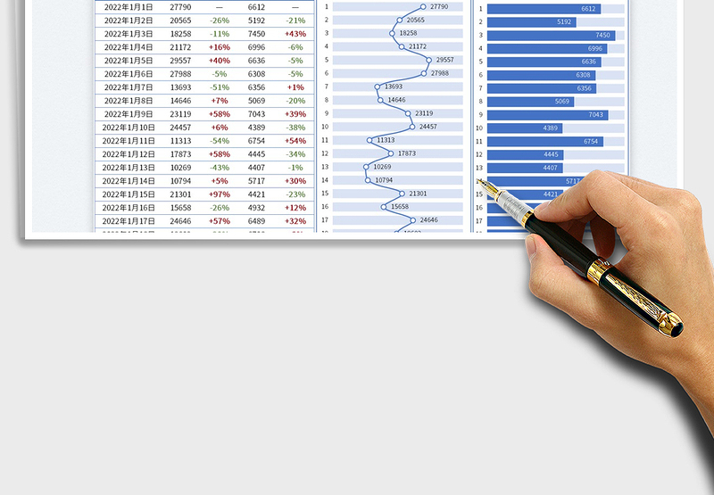 2025店铺成交额日分析图表免费下载