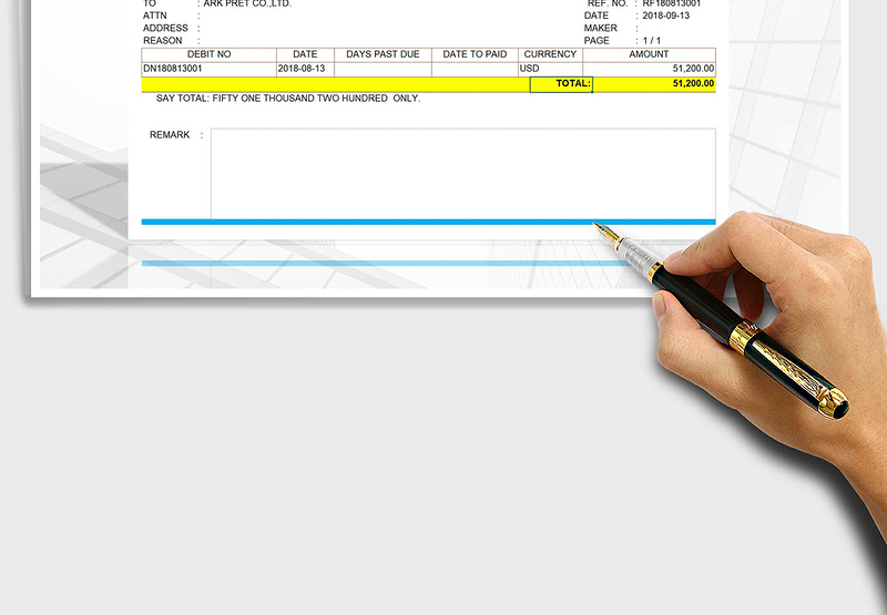 2025年催款单(请款单转催款)(英文)免费下载
