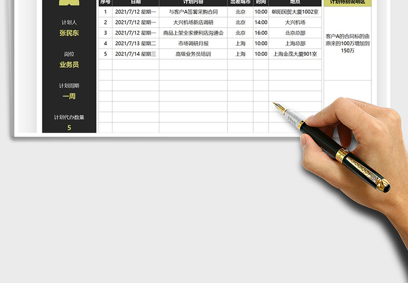 2025工作计划表免费下载