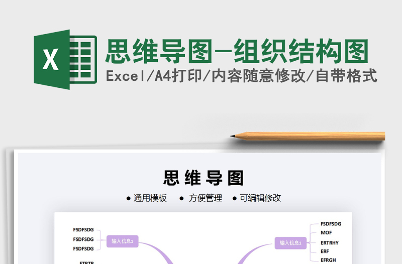 2025年思维导图-组织结构图
