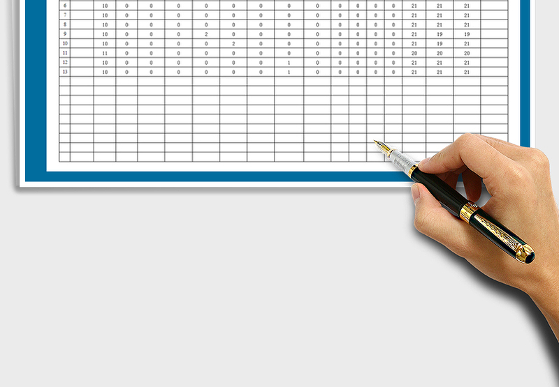 2025年员工考勤月报表