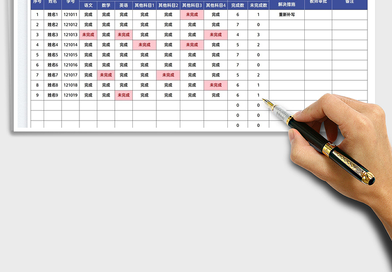 2025作业检查反馈表免费下载