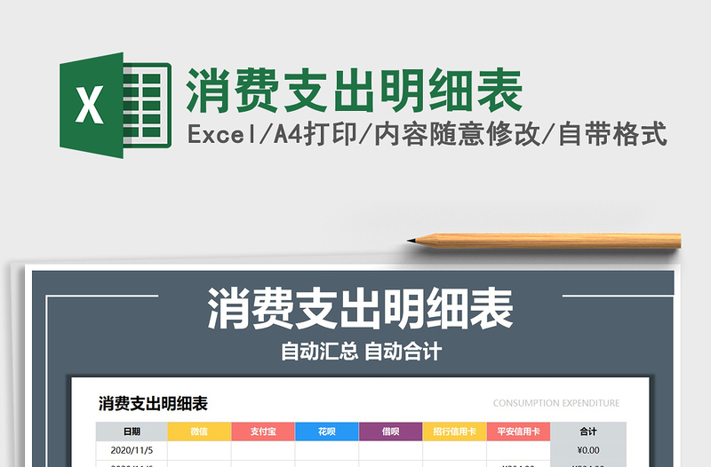 2025年消费支出明细表