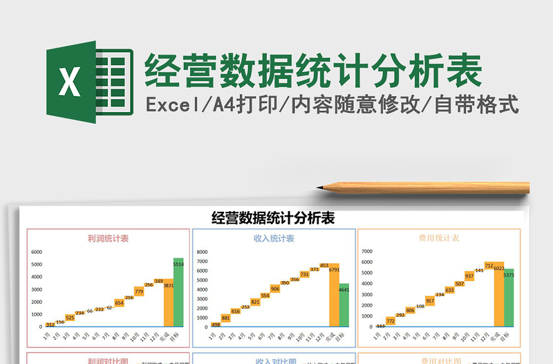 经营数据统计分析表