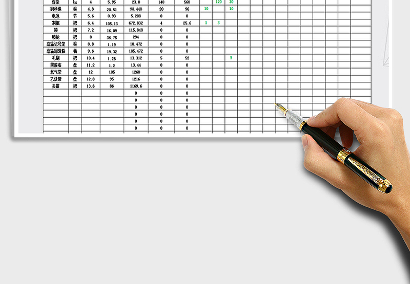 2025年消耗品领用登记表
