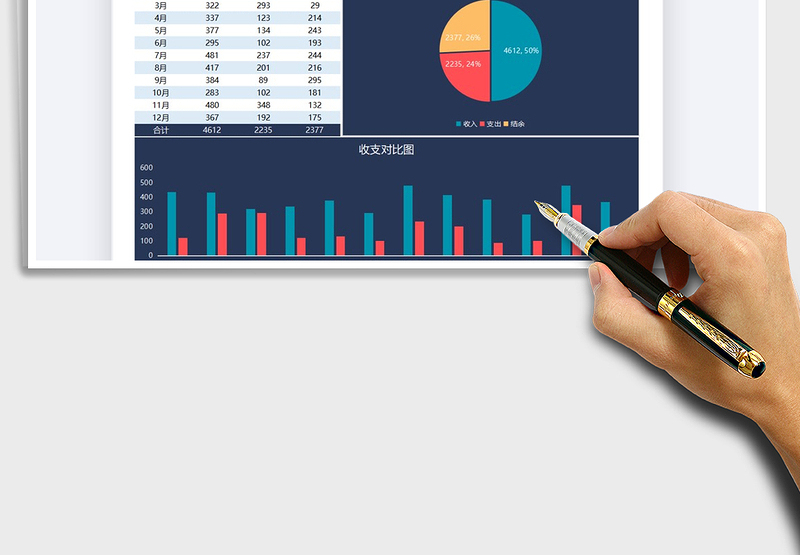 2025年年度收支统计