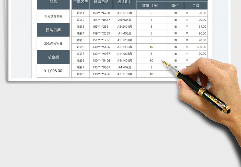 2025社区团购明细表免费下载