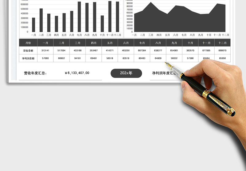 2025财务利润与营收额分析图