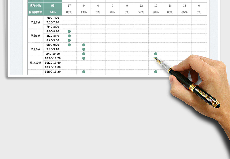 2025每月工作时长记录表-自动统计免费下载