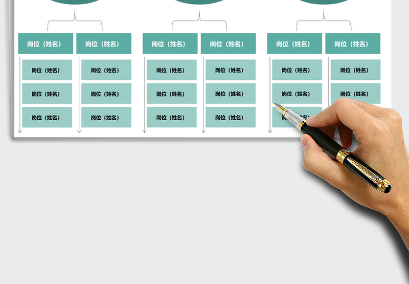 2025年组织架构图通用模板