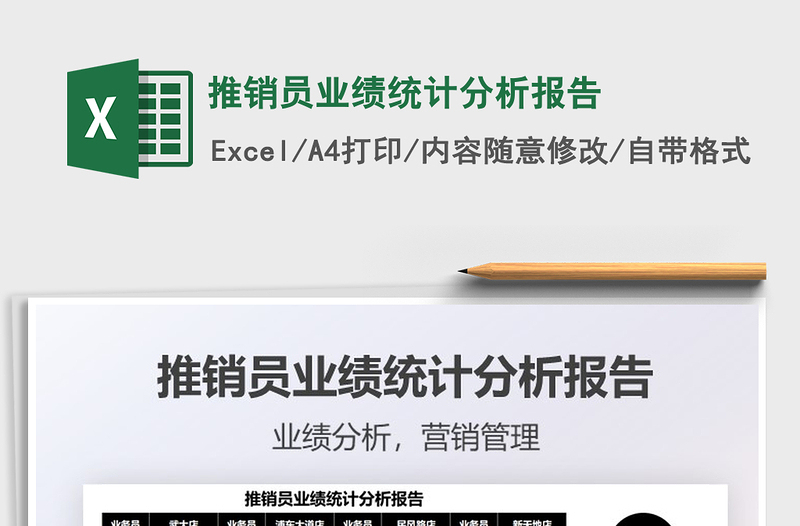 2025推销员业绩统计分析报告免费下载