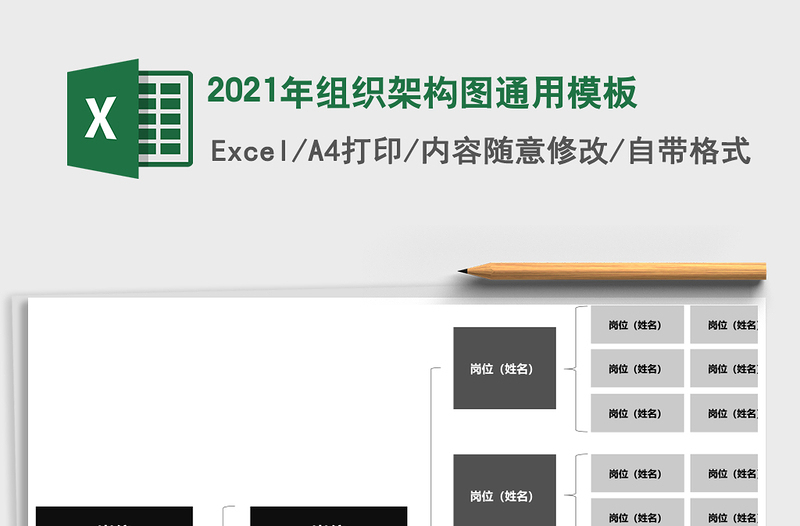 2025年组织架构图通用模板