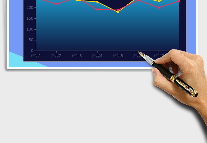 2025年折线面积复合图表