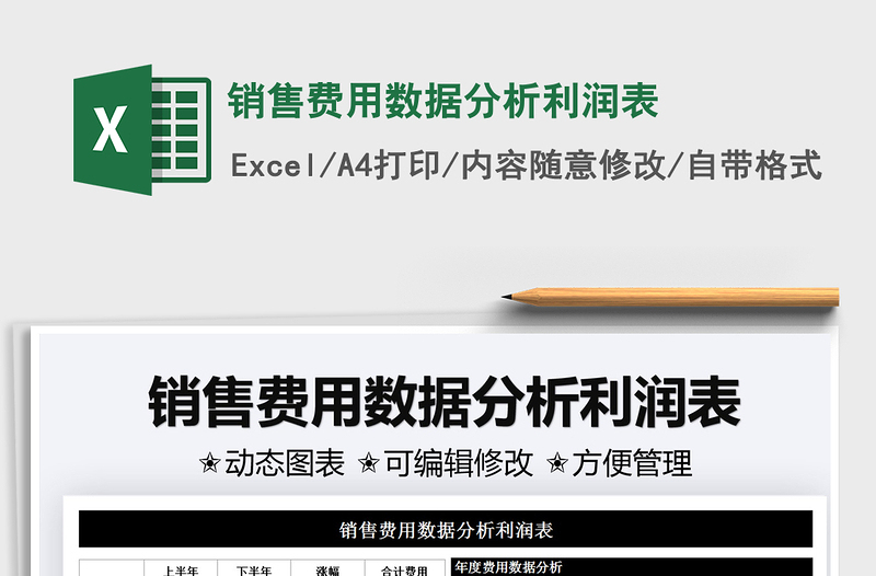 2025销售费用数据分析利润表免费下载