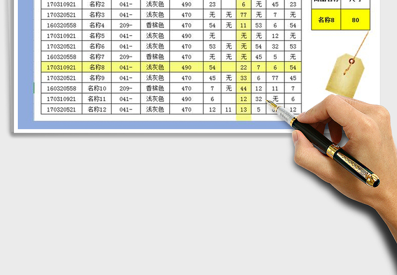 2025年库存明细统计表