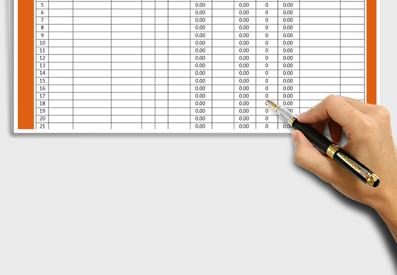 2025年仓库盘点表（全自动计算）