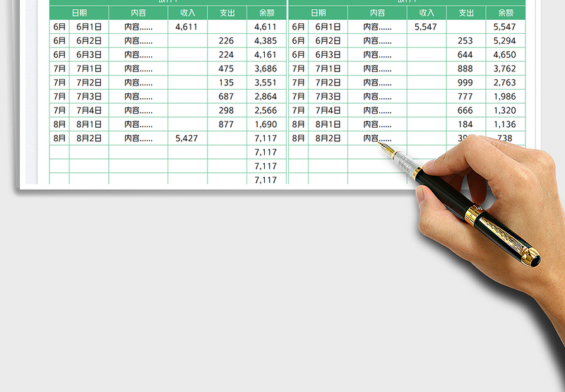 2025出纳资金日记账