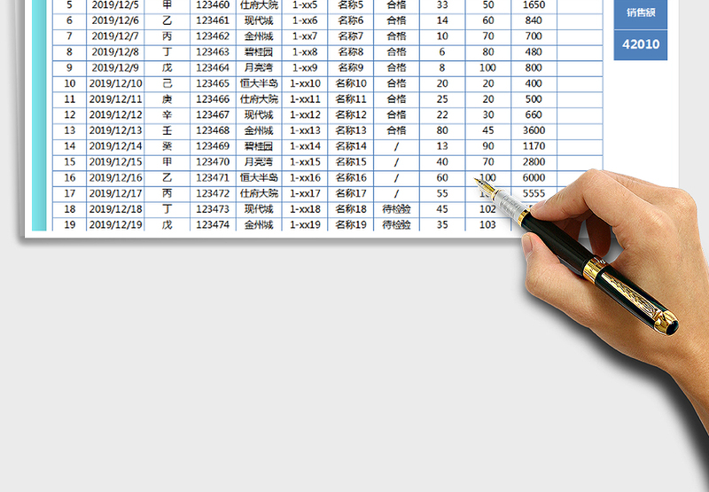 2025年销售数据统计表