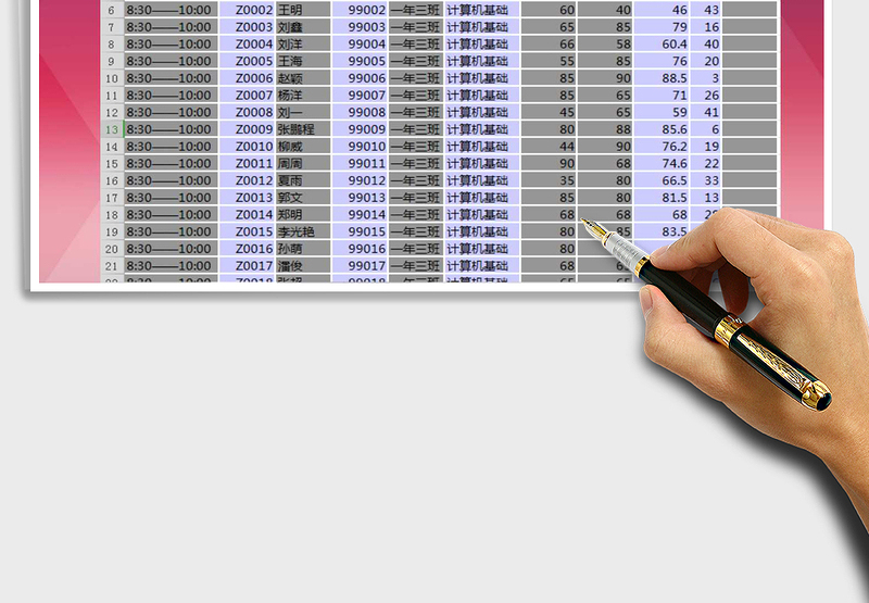 2025年考试管理系统 学生考试成绩表