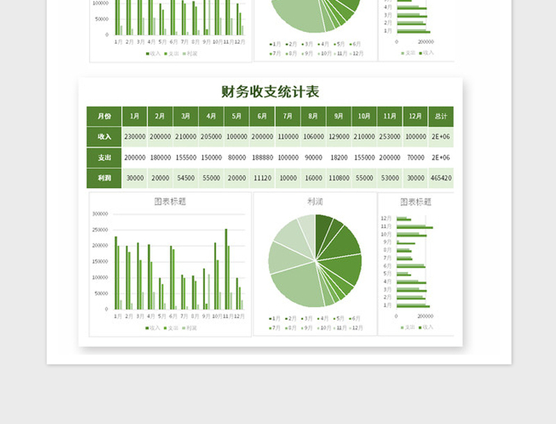 2025年公司财务收支明细统计表