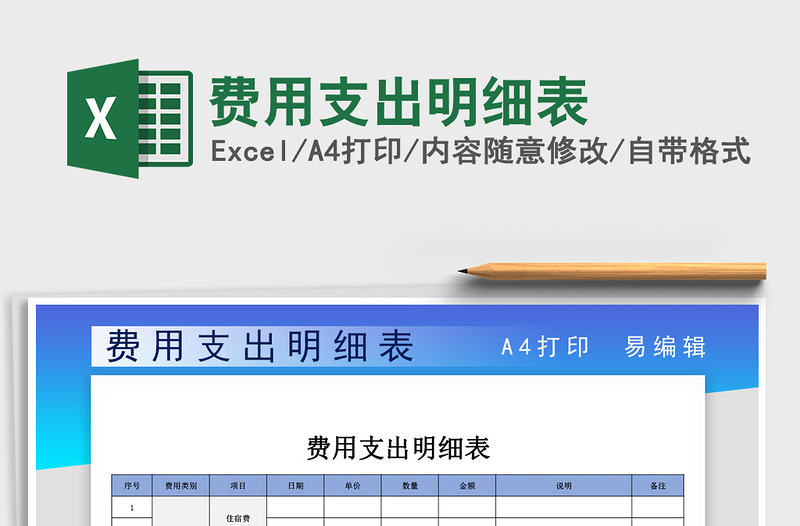 2025年费用支出明细表