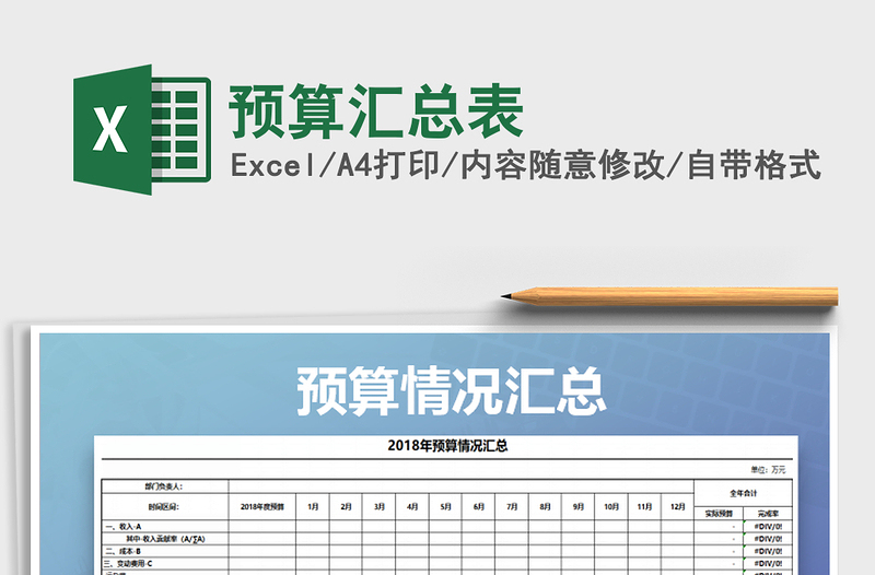 2025年预算汇总表