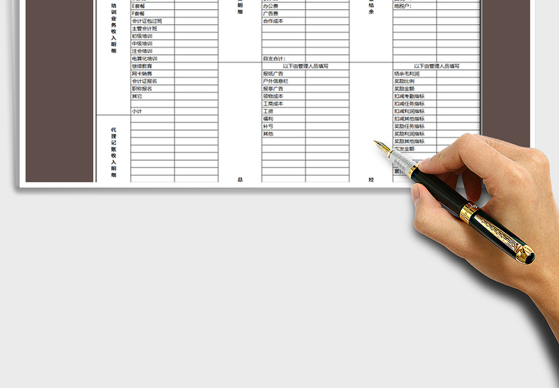 2025年收入支出自动汇总表