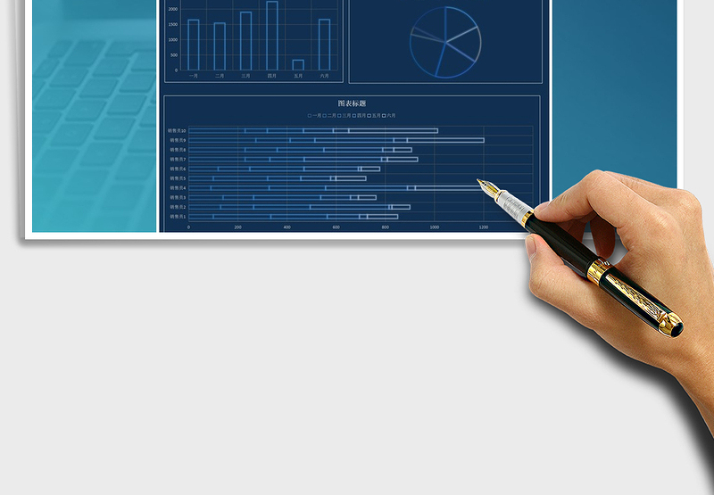 2025年公司员工销售业绩可视化图表