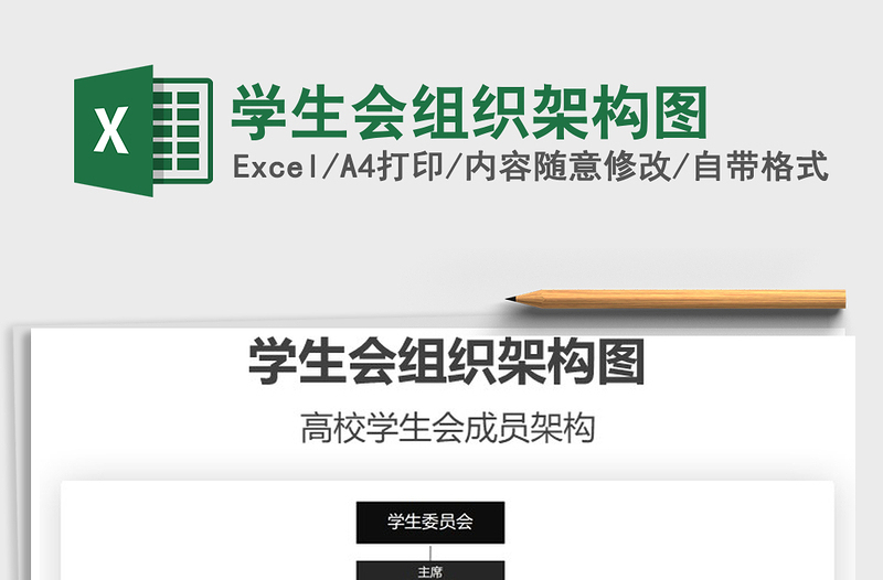 2025年学生会组织架构图