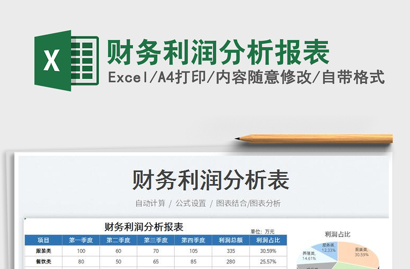 2025财务利润分析报表免费下载