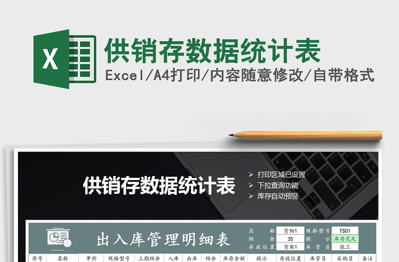 2025年供销存数据统计表