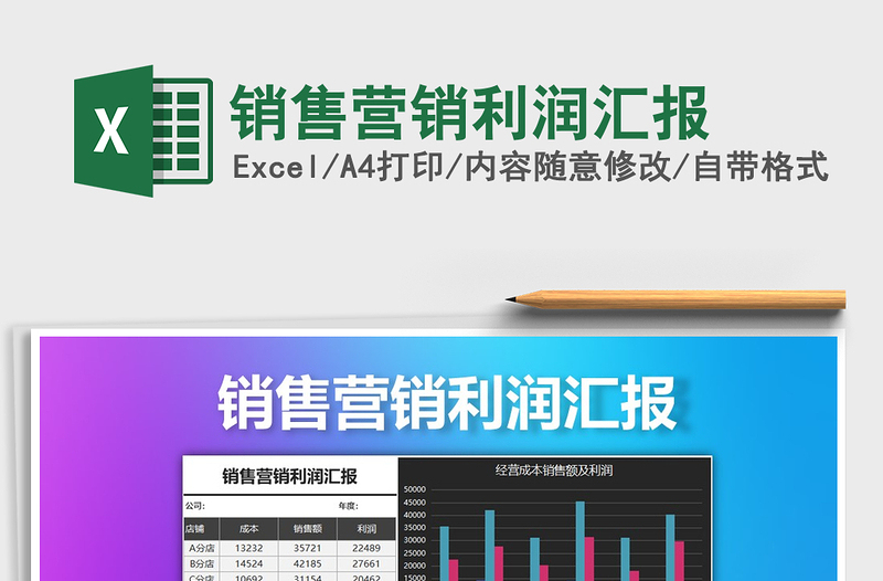 2025年销售营销利润汇报免费下载