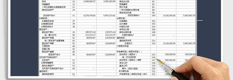 2025年资产负债表