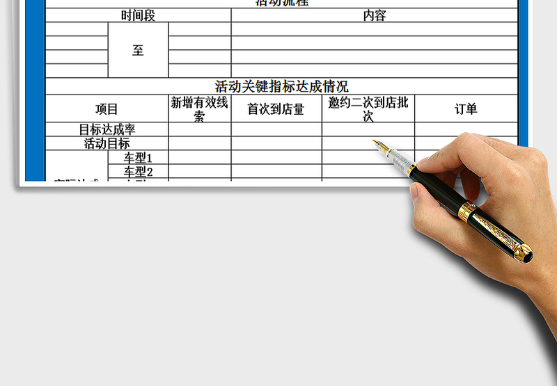 2025汽车4S店市场部活动方案计划及总结表免费下载