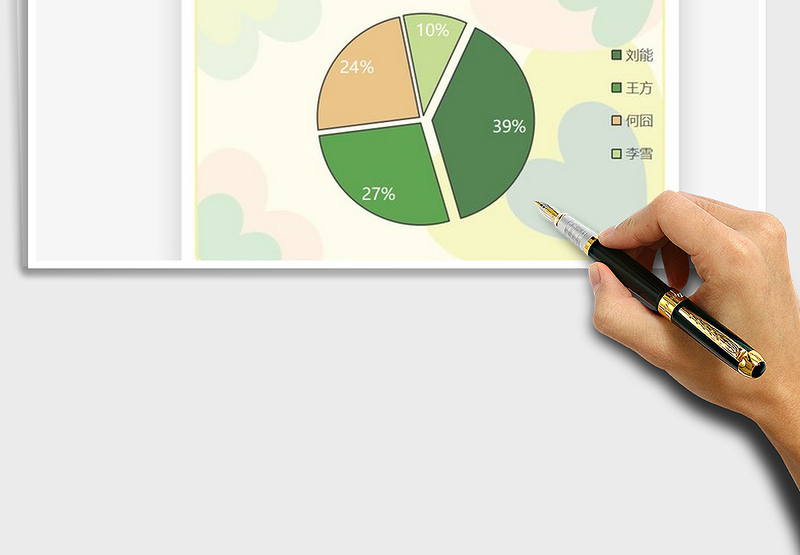 2025可爱风格饼图免费下载