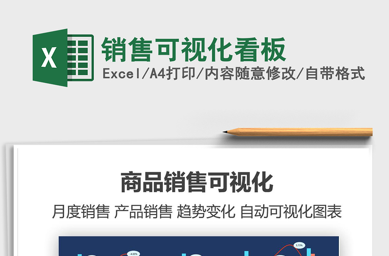2025年销售可视化看板