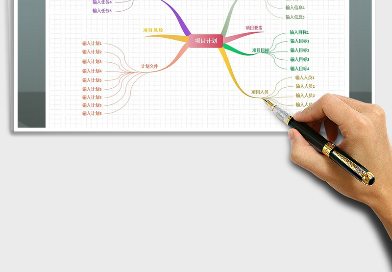 2025年网格式思维导图