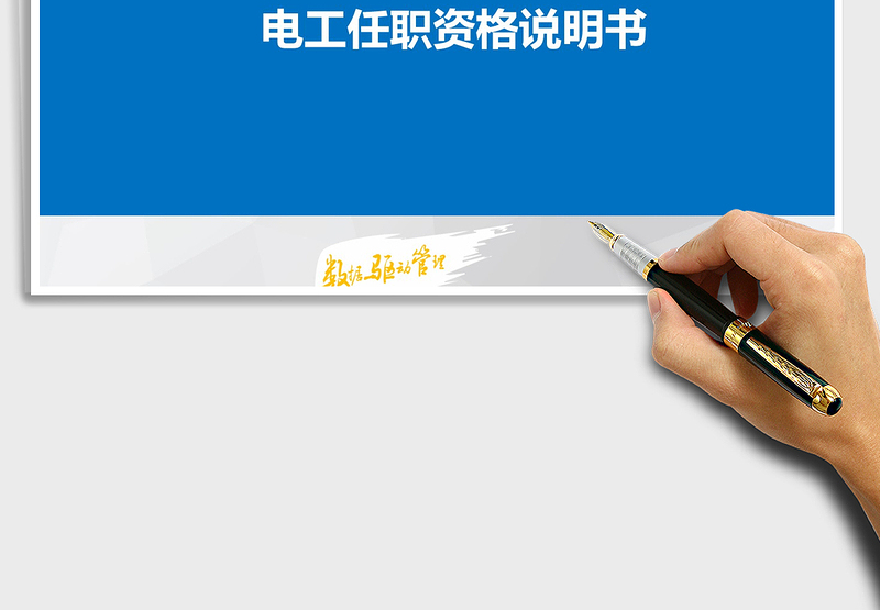 2025年电工任职资格说明书