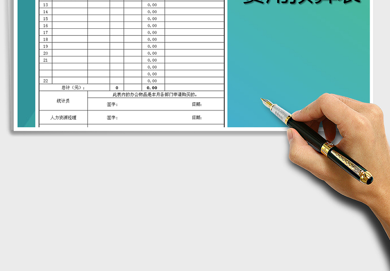 2025年费用预算表