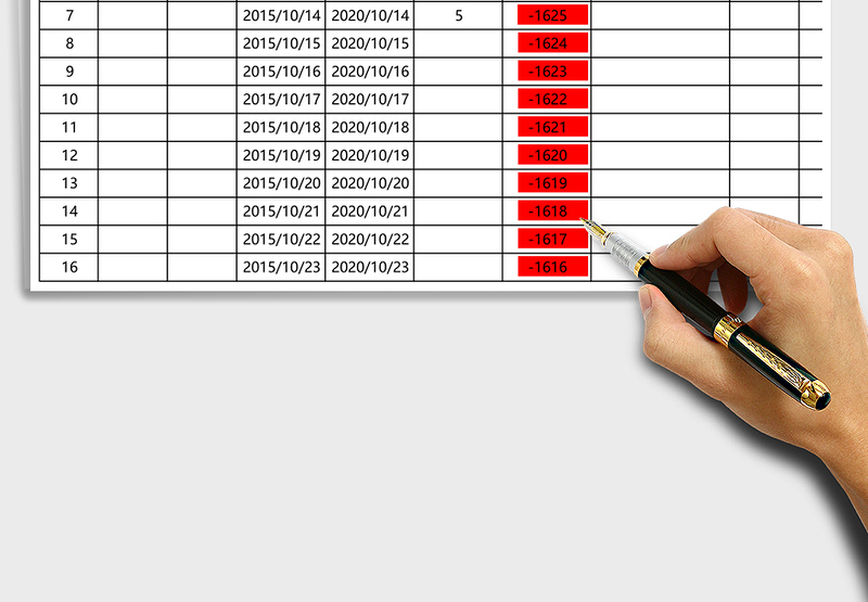 2025年合同到期提醒表