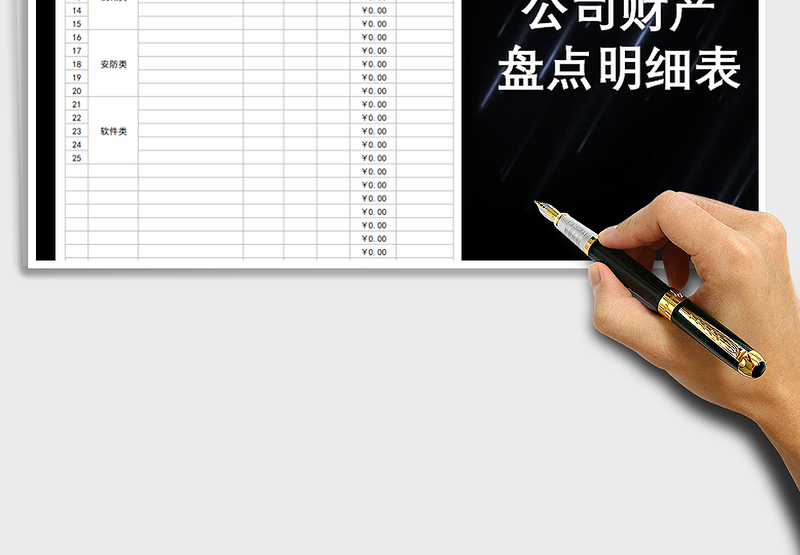 2025年公司财产盘点明细表