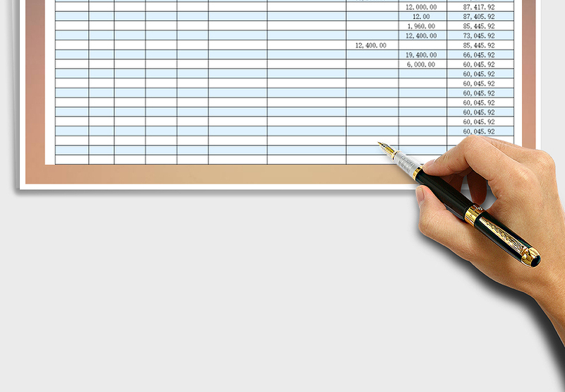 2025年现金流水账（日记账簿）