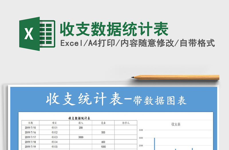 2025年收支数据统计表
