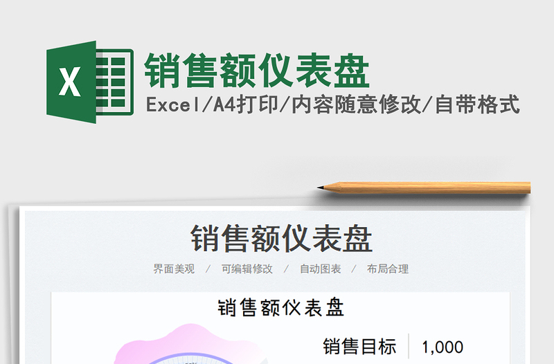 2025销售额仪表盘免费下载